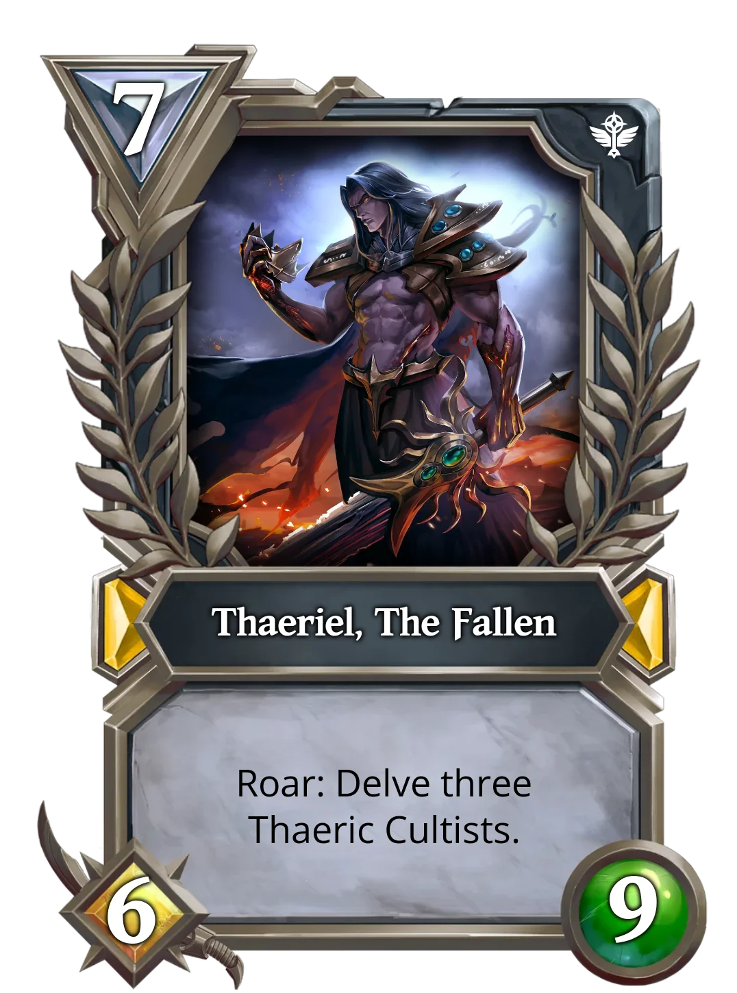 Floating card
