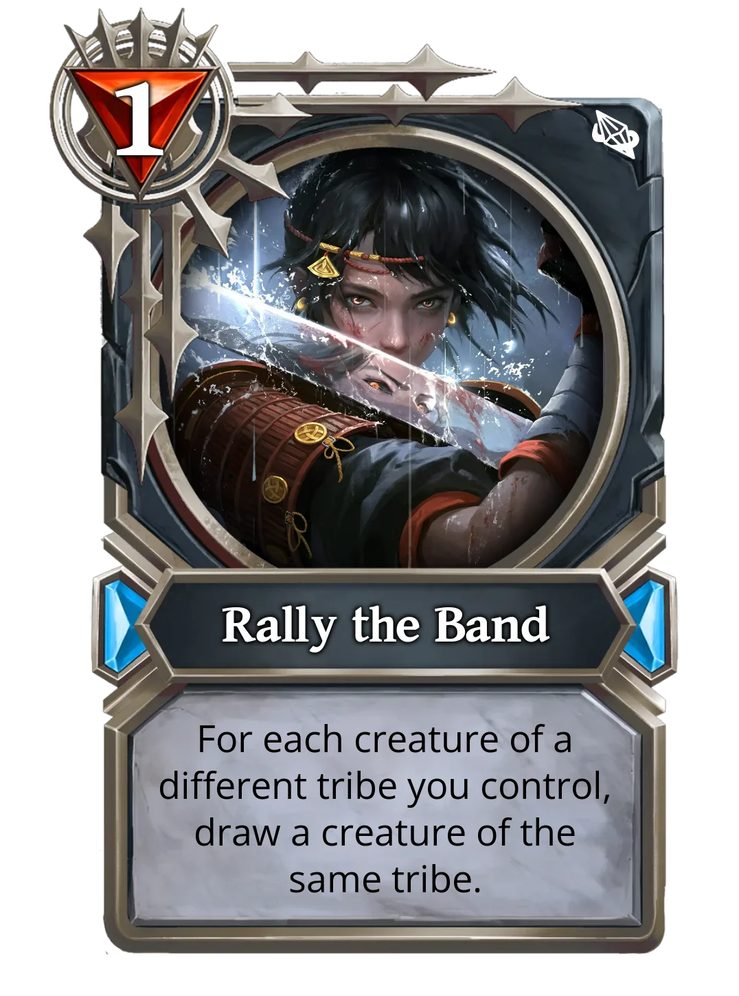 Floating card
